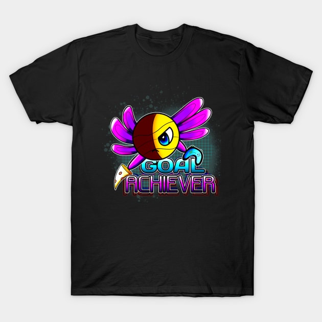 Goal Achiever Axolotl Basketball Season Kids Teens Graphic Gift T-Shirt by MaystarUniverse